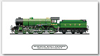 LNER B17/4 Footballer No 2853 (61653) Huddersfield Town (H. N. Gresley) Steam Locomotive Print